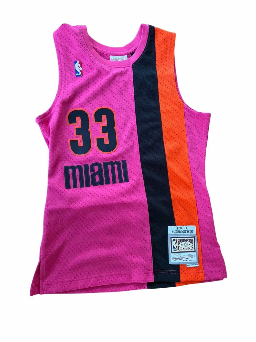 Alonzo mourning Mitchell & Ness S Heat jersey NWT